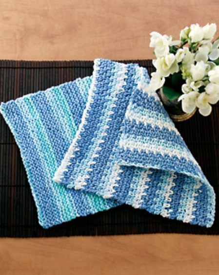 Knit Dishcloths - 30 Super Easy Knitting and Crochet Patterns for Beginners