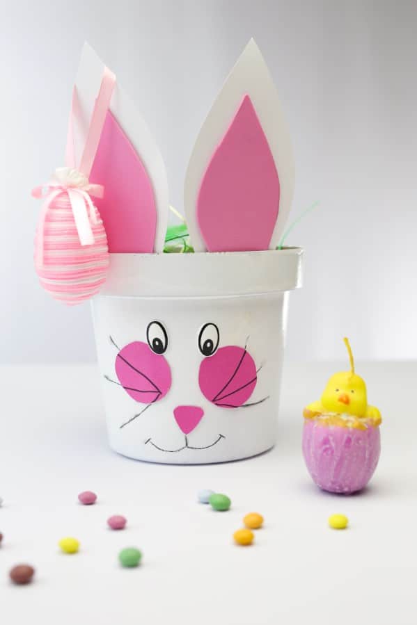 Repurposed Planter Easter Bunny