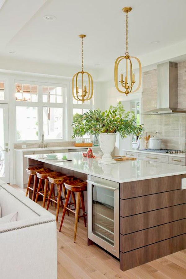 All white kitchen design