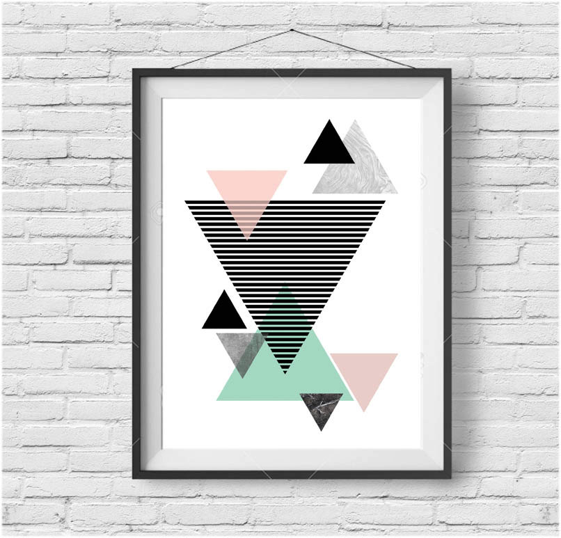 Simple geometric prints