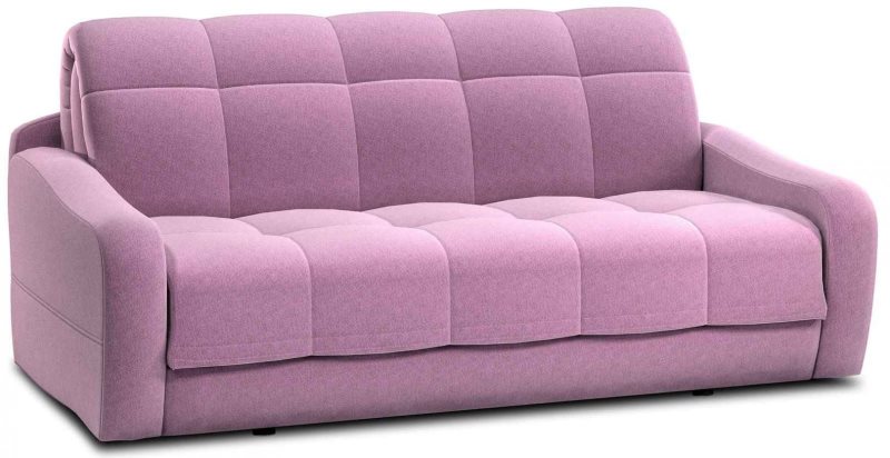 Фиолетовый диван для кухни с обивкой из флока