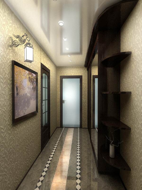 узкий коридор в панельном доме идеи декора