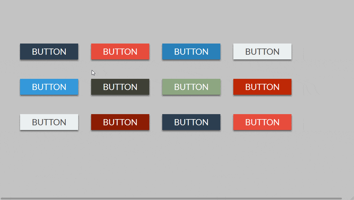 Flat Buttons - GIF Demo