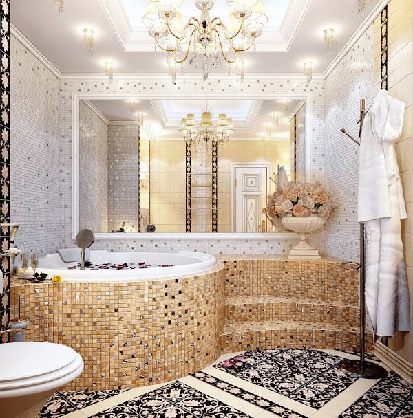 Beige Bath room