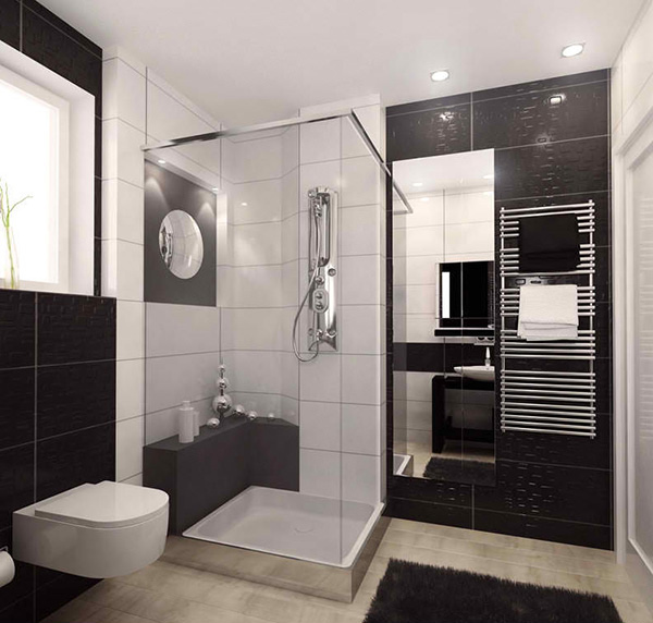 Modern Apartment Guest Bathroom