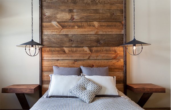 wood texture headboard