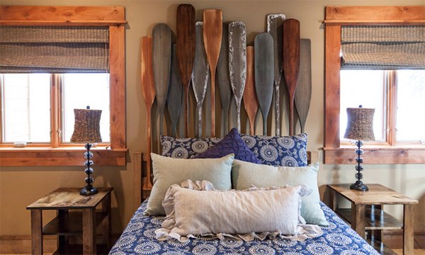 oars headboard decor