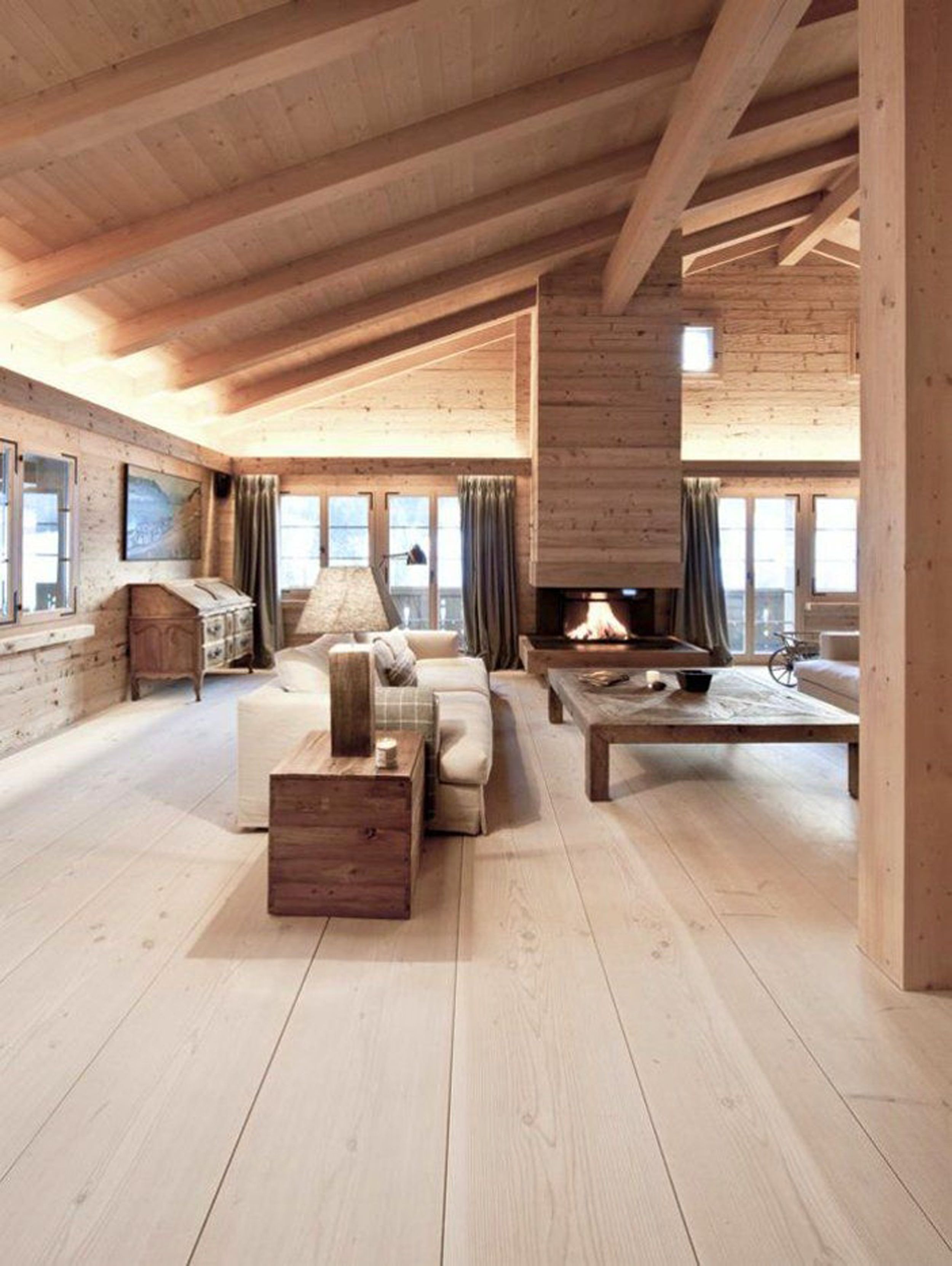 Дизайн деревянных домов внутри:  деревянного дома из клееного .
