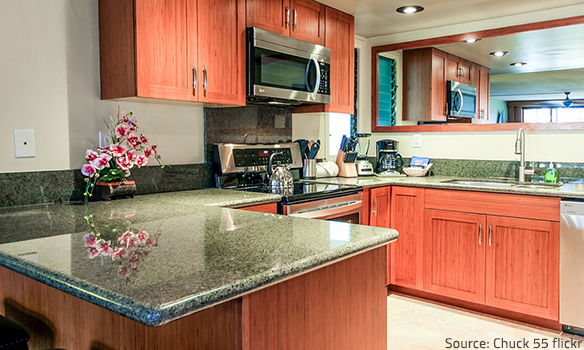 The finish you choose will change the way your countertop looks, feels, and performs.