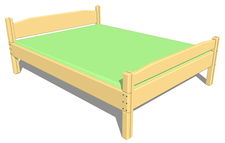 Как сделать двуспальную кровать своими руками - пошаговая инструкция и проект