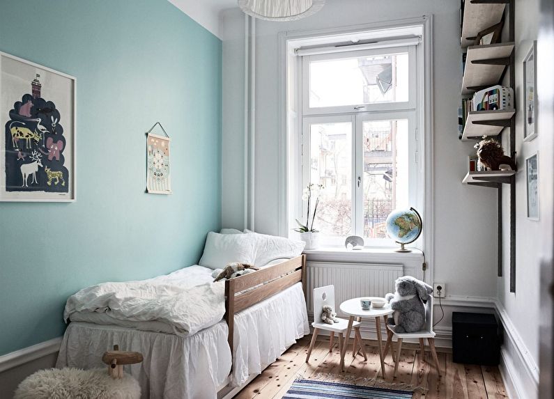 Дизайн маленькой детской комнаты в скандинавском стиле
