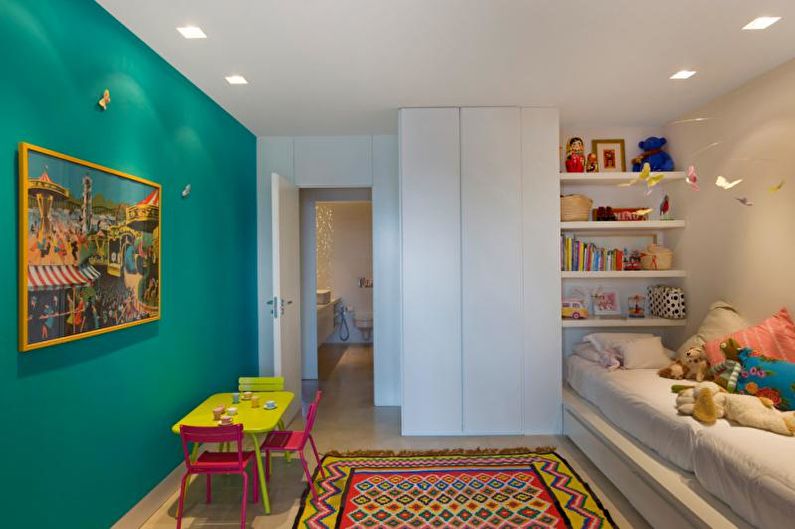 Дизайн интерьера детской комнаты в средиземноморском стиле - фото