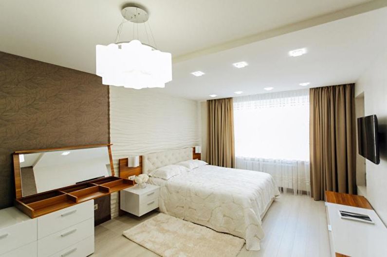 Спальня - Дизайн трехкомнатной квартиры