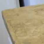 beige tone concrete countertop