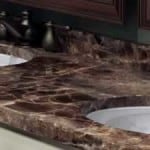 marble counter slice
