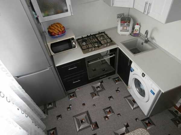 Фото Кухни 5 Кв М С Холодильником